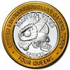 Image 1 : .999 Silver Four Queens Casino Hotel Las Vegas $10 Limited Edition Gaming Token