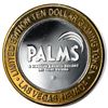 Image 3 : .999 Silver Palms Casino Las Vegas, NV $10 Casino Limited Edition Gaming Token
