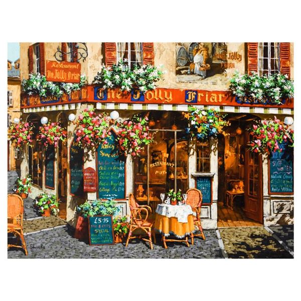 Viktor Shvaiko "Jolly Friar" Limited Edition Giclee On Canvas