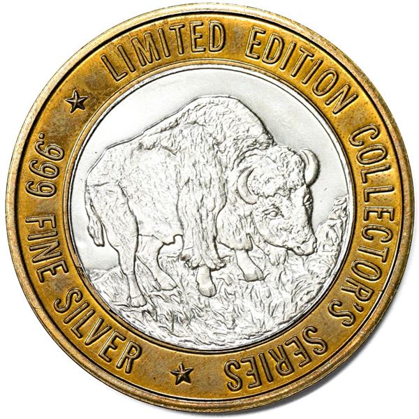 .999 Silver Lake of the Torches Casino Bingo $10 Casino Limited Edition Gaming Token