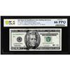 Image 1 : 1996 $20 Federal Reserve Note Ink Smear & Insufficient Color Error PCGS Gem Unc 66PPQ