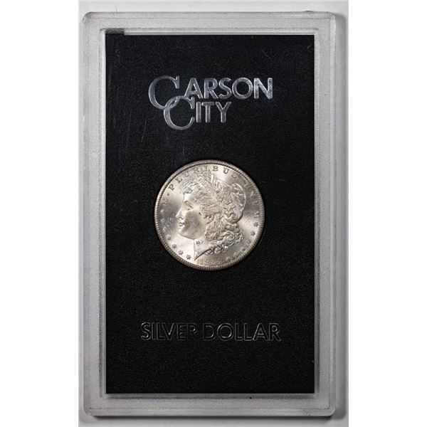 1884-CC $1 Morgan Silver Dollar Coin GSA Hoard Uncirculated w/Box