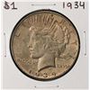 Image 1 : 1934 $1 Peace Silver Dollar Coin