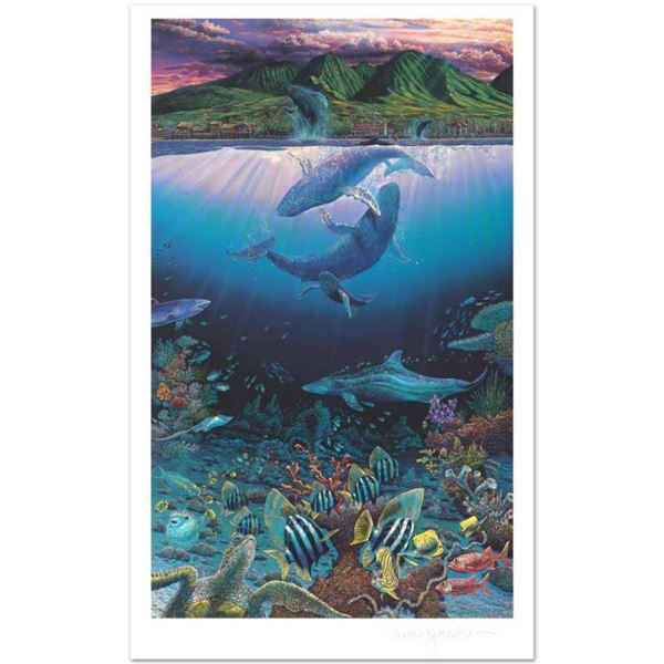 Robert Lyn Nelson "Cradle of Life" Limited Edition Mixed Media on Paper