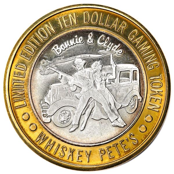 .999 Silver Whiskey Petes Casino Jean, Nevada $10 Limited Edition Gaming Token
