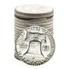 Image 2 : Roll of (20) Brilliant Uncirculated 1963 Franklin Half Dollar Coins