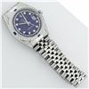 Image 5 : Rolex Mens Stainless Steel Sapphire and Diamond Datejust Wristwatch
