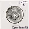 Image 1 : 1925-S California Diamond Jubilee Commemorative Half Dollar Coin