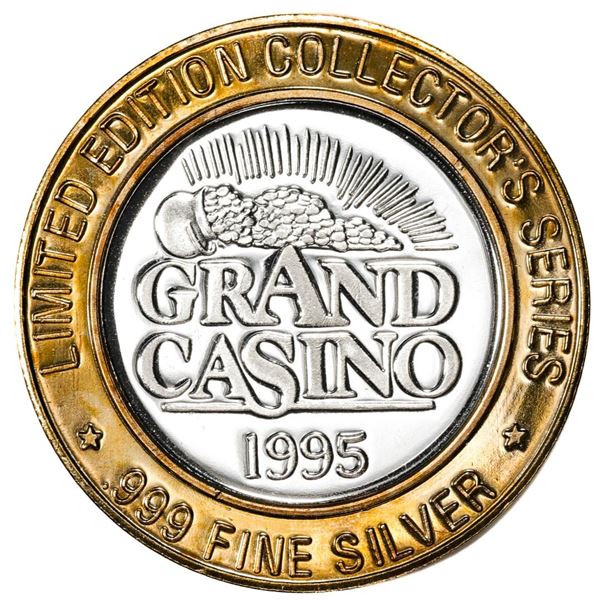 .999 Fine Silver Grand Casino $10 Limited Edition Gaming Token