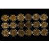 Image 2 : 18 GOLD ELECTROPLATED US STATE QUARTERS ALL UNC