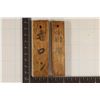 Image 2 : 2-VINTAGE CHINESE WOODEN TOKENS USED AS MONEY