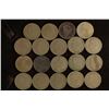 Image 1 : 19 ASSORTED LIBERTY "V" NICKELS: 1890-1912