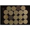 Image 2 : 19 ASSORTED LIBERTY "V" NICKELS: 1890-1912