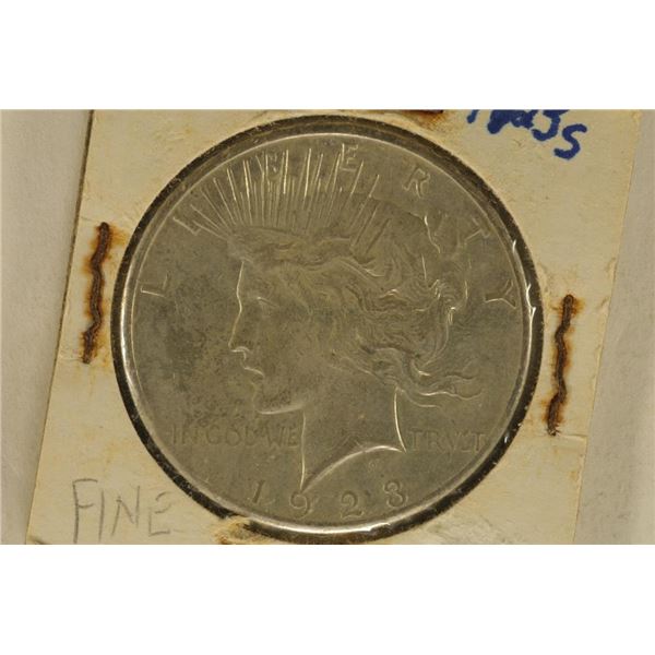 1923-S PEACE SILVER DOLLAR