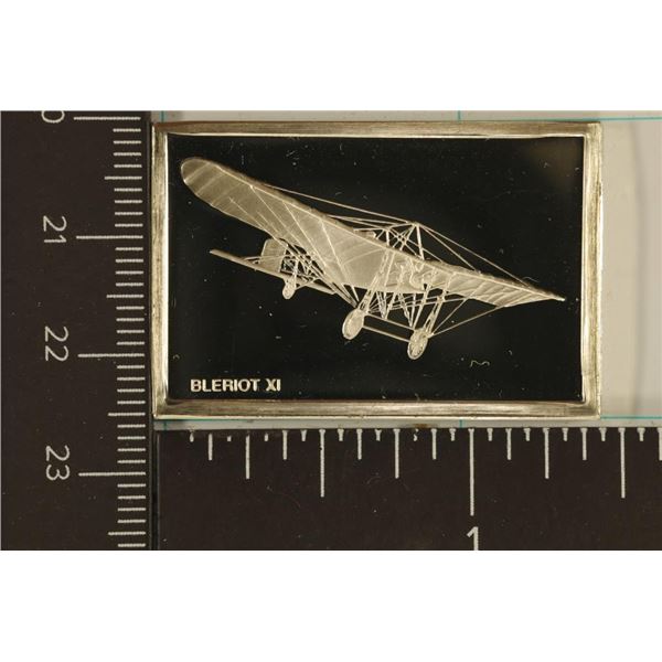 18.9 GRAMS PF STERLING SILVER AIRPLANE INGOT: