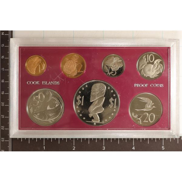 1972 COOK ISLAND 7 COIN PF SET IN ORIGINAL MINT