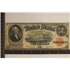 Image 1 : 1917 US $2 LEGAL TENDER RED SEAL HORSE BLANKET