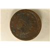 Image 1 : ERROR OFF CENTER 1863 CIVIL WAR TOKEN. INDIAN