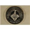 Image 1 : .8 OZ. PF SILVER CASINO TOKEN CIRCUS CIRCUS .999