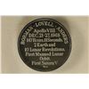 Image 2 : .67 TROY OZ .999 FINE SILVER PF "APOLLO 8" ROUND