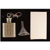 Image 2 : 1 OZ. STAINLESS STEEL KEYCHAIN FLASK WITH STANDING