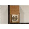 Image 1 : 1923 PEACE SILVER DOLLAR UNC IN WOODEN ENGRAVED