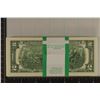 Image 2 : 2013 BANK BLOCK OF CU US $2 BILLS (100 BILLS) $200