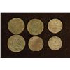 Image 2 : 6 SILVER DIME SIZED OTTOMAN EMPIRE PARA COINS:
