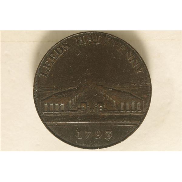 1793 CONDER TOKEN. THEY R MOSTLY 18TH CENTURY