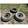 Image 1 : TIRES WITH RIMS, LOT OF 3