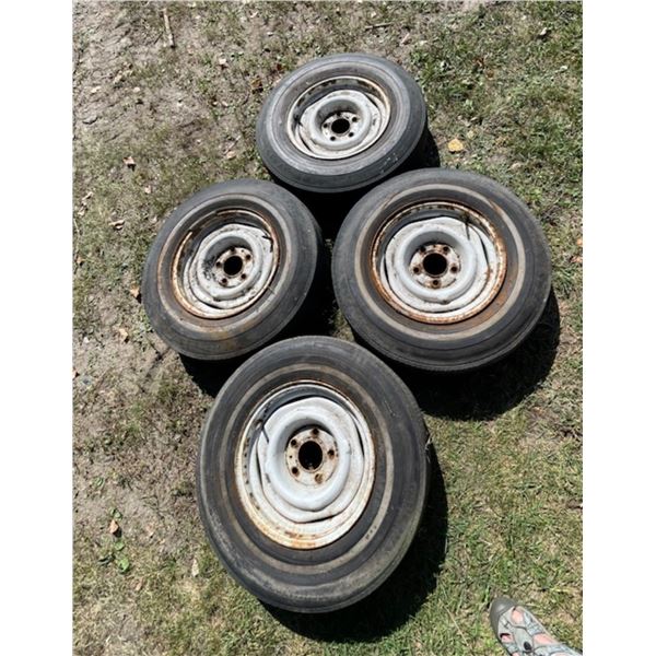 5-LUG RIMS, LOT OF 4