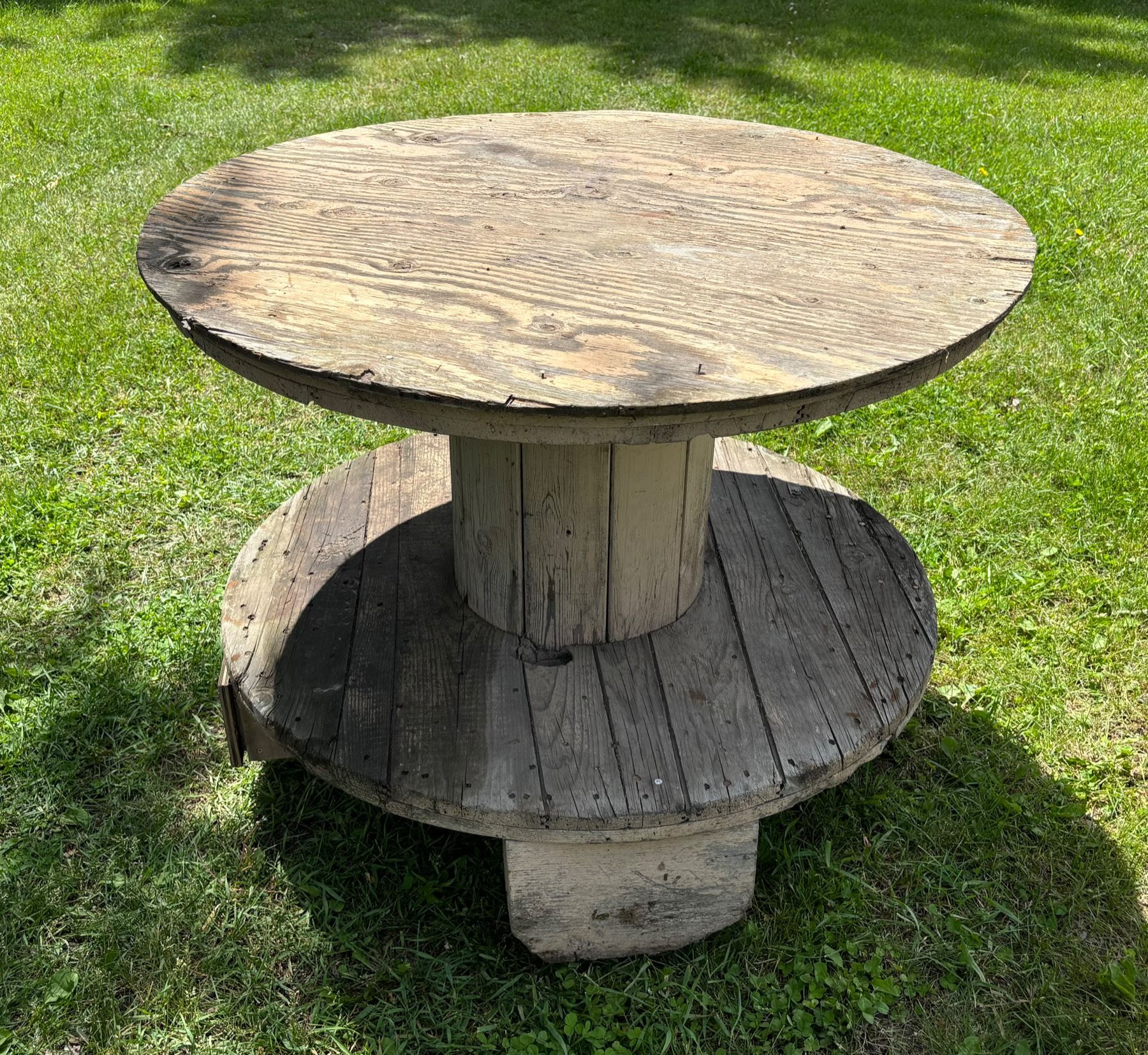Scrap Spool ***NEW ITEM*** LARGE WOODEN CABLE SPOOL - Cornerbids