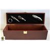Image 1 : REDWOOD WINE BOX WITH ACCESSORIES