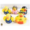 Image 1 : LOT OF 5 ACCENT INN RUBBER DUCKS