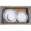 Image 1 : VINTAGE CORELLE "OLD TOWN BLUE"- LOT OF 23 PIECE