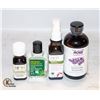 Image 1 : ESSENTIALS OILS ASSORTED LOT OF 4