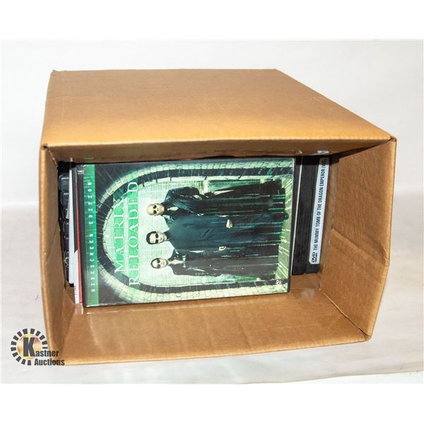BOX OF DVDS