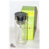Image 1 : HERB TEA TUMBLER- GLASS- CLEF DES CHAMPS- NEW