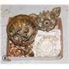 Image 1 : DECORATIVE BRASS ITEMS- BOX LOT ASSORTED