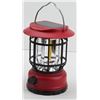 Image 1 : NEW LARGE SIZED SOLAR + RECHARGEABLE LED LANTERN