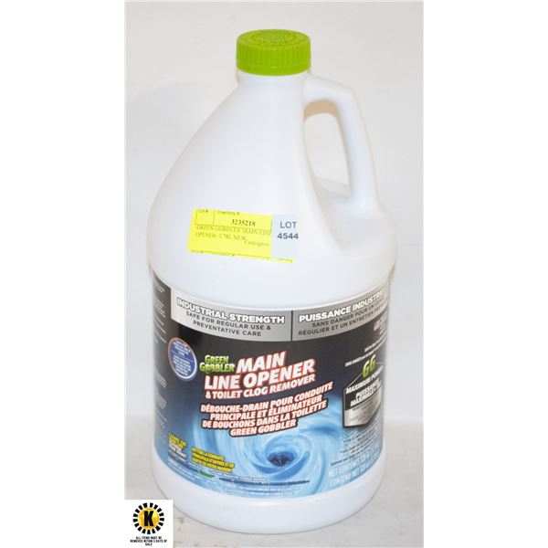 GREEN GOBBLER MAIN LINE DRAIN OPENER- 3.78L NEW