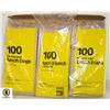 Image 1 : NO NAME PAPER LUNCH BAGS 300 COUNT NEW