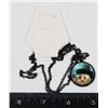 Image 1 : NEW GENTLEMAN GINGER CAT PENDANT WITH CHAIN