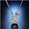 Image 4 : 1 CT GRA CERTIFIED MOISSANITE 925 SILVER NECKLACE