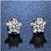 Image 4 : 1 CT GRA CERTIFIED MOISSANITE 925 SILVER EARRINGS