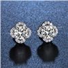 Image 2 : 1 CT GRA CERTIFIED MOISSANITE 925 SILVER EARRINGS