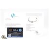 Image 2 : #1087-1.00 CT GRA CERTIFIED ROUND BRILLIANT CUT