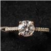 Image 1 : BZ1724-11 10K MOISSANITE(0.7CT) DIAMOND RING