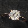 Image 1 : BZ1724-8 10K MOISSANITE(1.35CT) RING