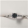 Image 1 : BZ1724-4 14K BLACK DIAMOND(0.48CT) RING